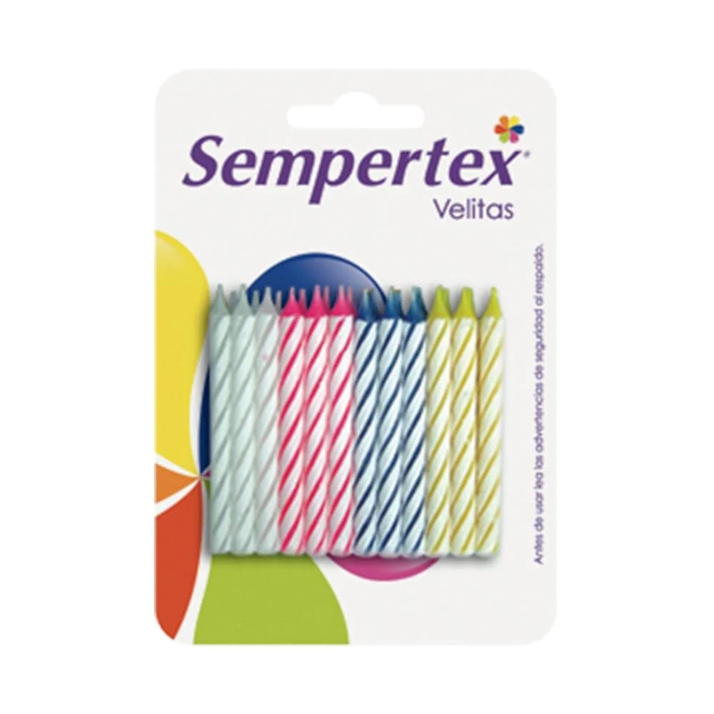 Velas espiraladas surtida Paquete X24 Sempertex