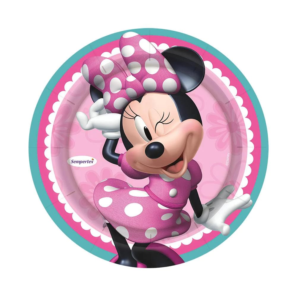 images Plato Minnie paquete X8 Sempertex - Imagen 1