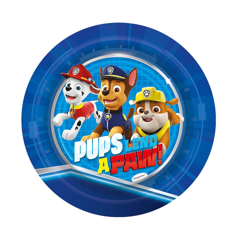 Plato Paw Patrol paquete X8 Sempertex