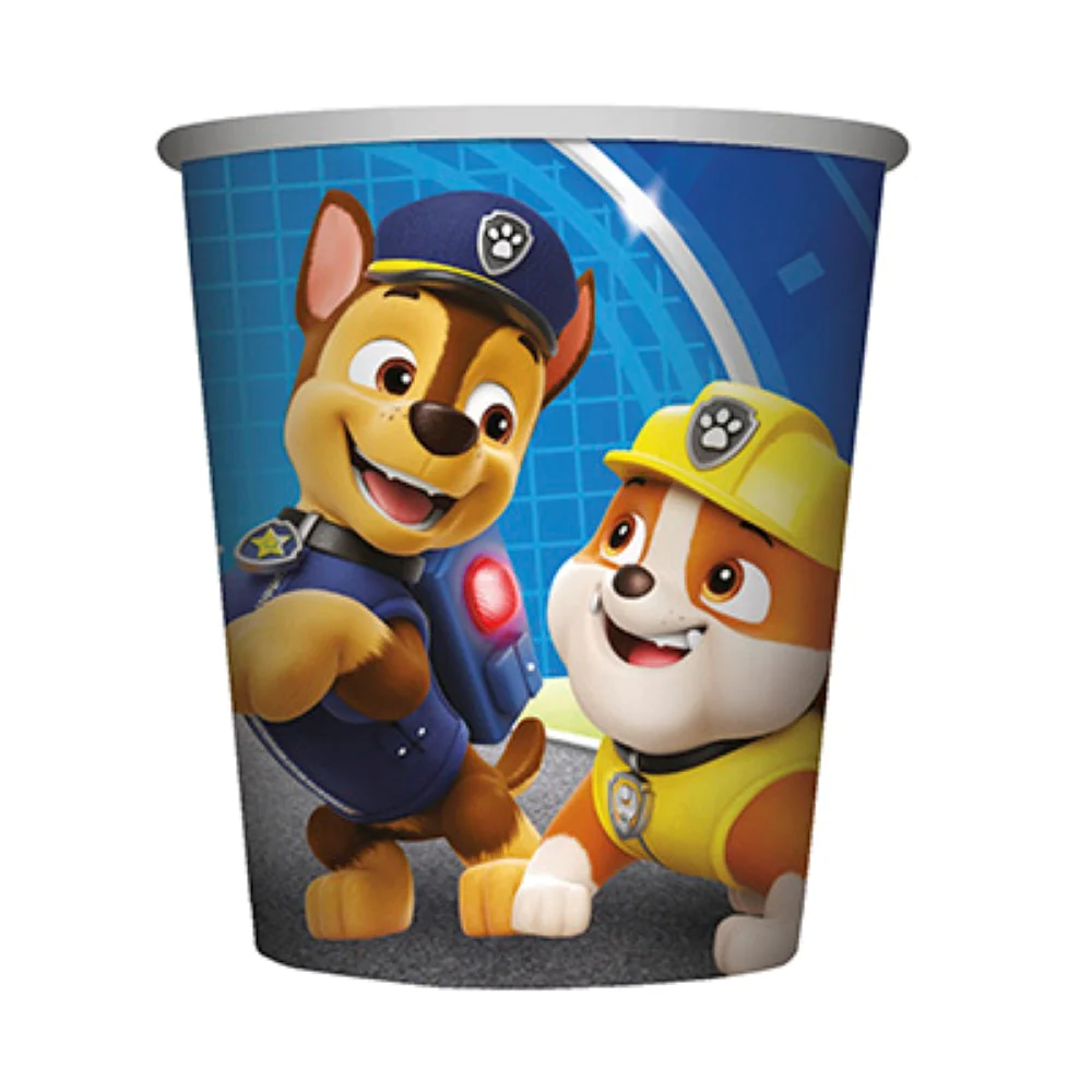 Vaso cumpleaños paw patrol niño x 8 unidades Sempertex