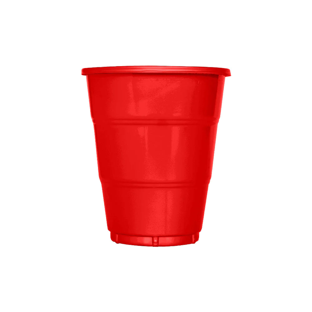 images Vaso fiesta rojo x 10 unidades deluxe oxo pequeño Sempertex - Imagen 1