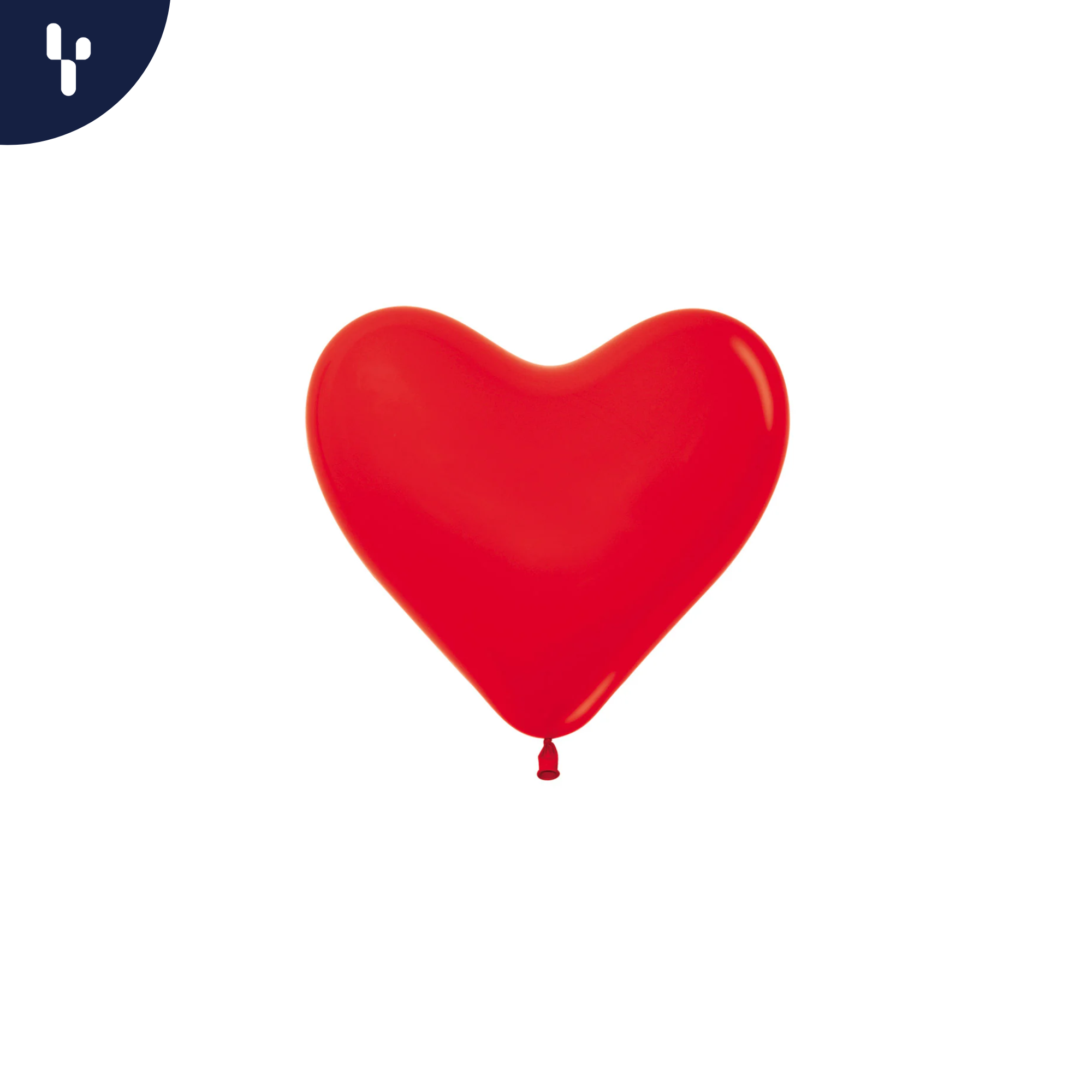 Globo Mini Corazon 6" x 12 unidades Sempertex