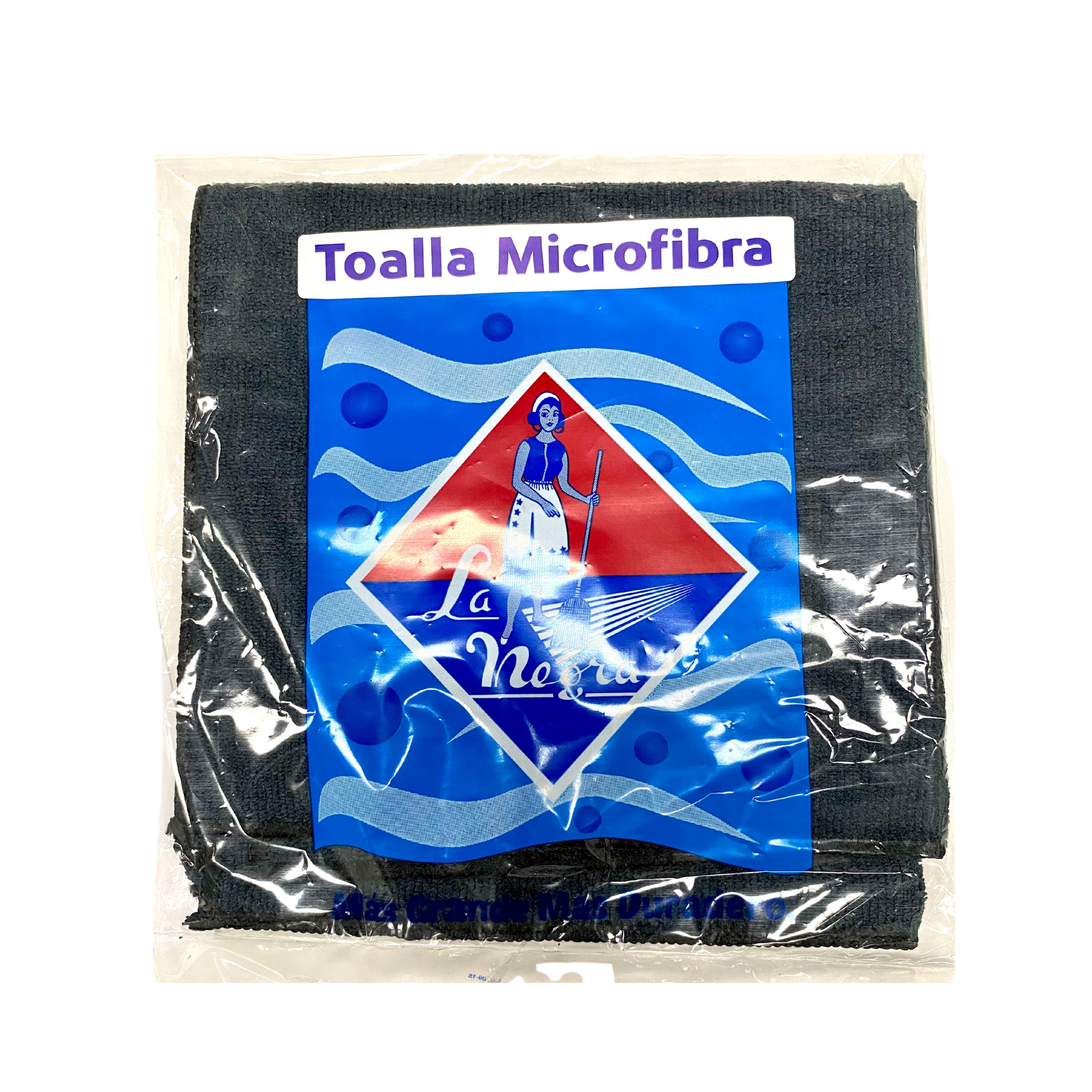 Toalla Microfibra La Negra Gris 40X40