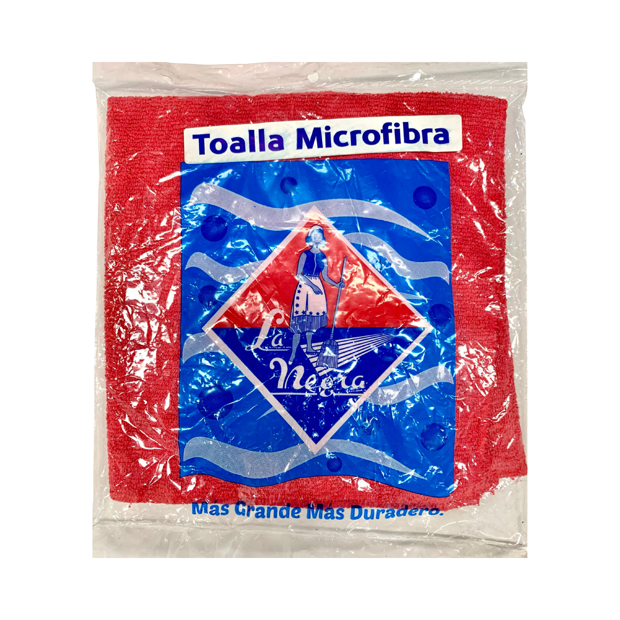 Toalla Microfibra La Negra Roja 40X40