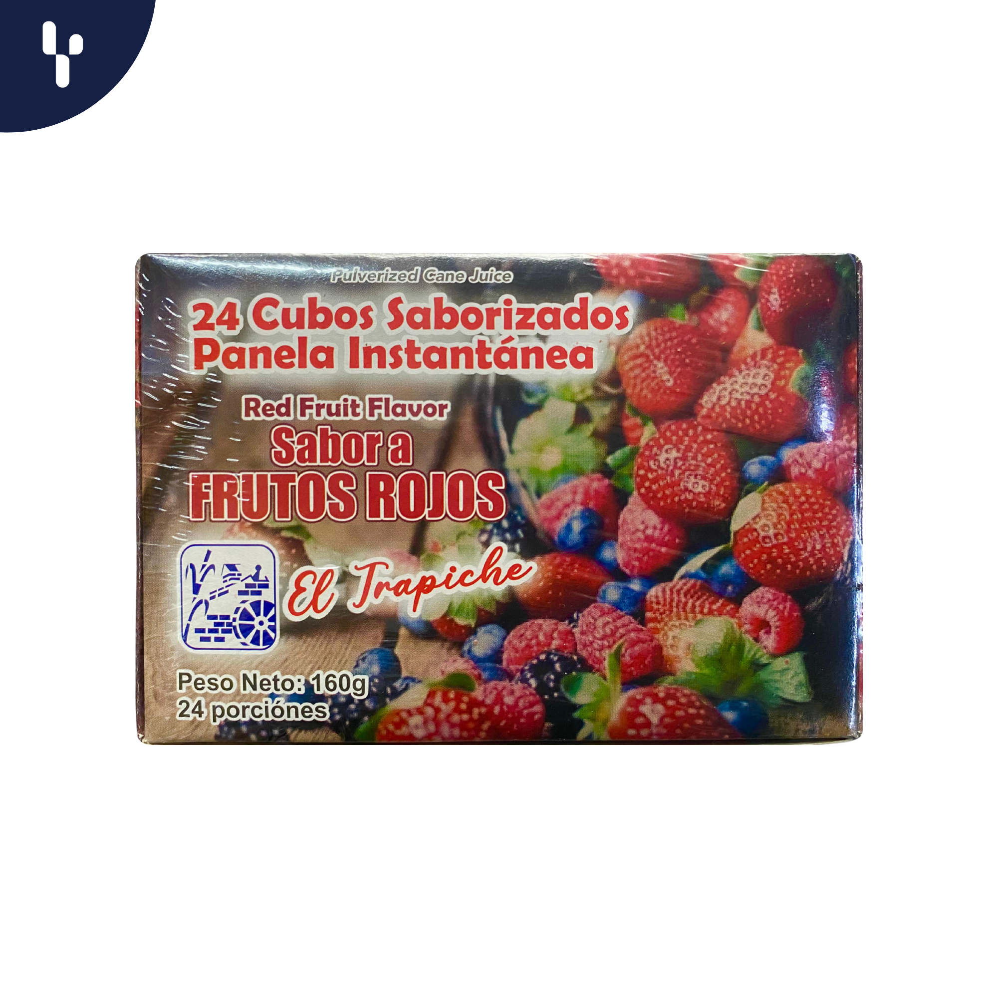 Aromática en Cubo  X24 Frutos Rojos 160Gr 