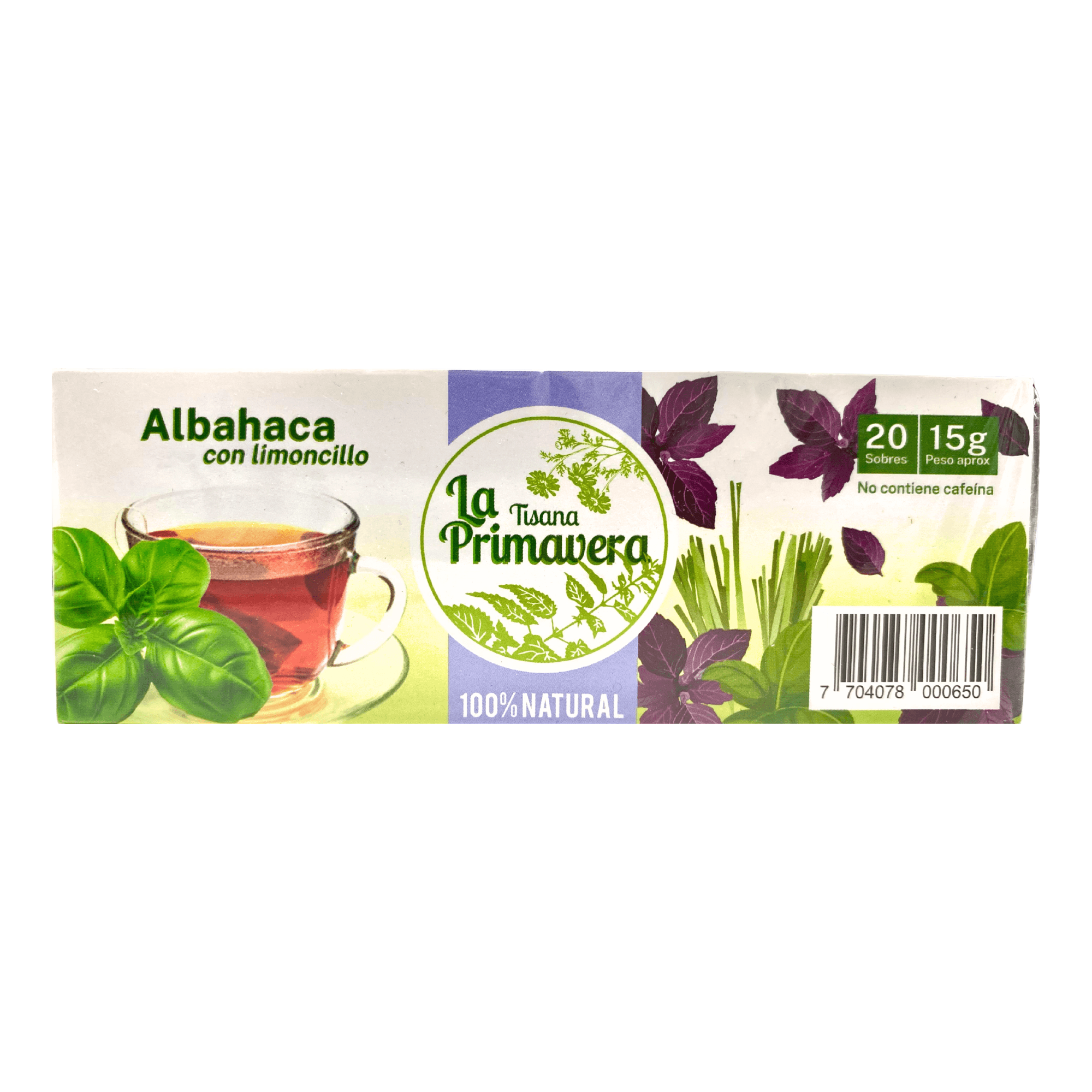 Aromática Primavera Albahaca con Limoncillo X20