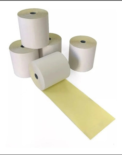 Rollo químico pos 76x30 x 6 unidades copia amarilla Dispapeles