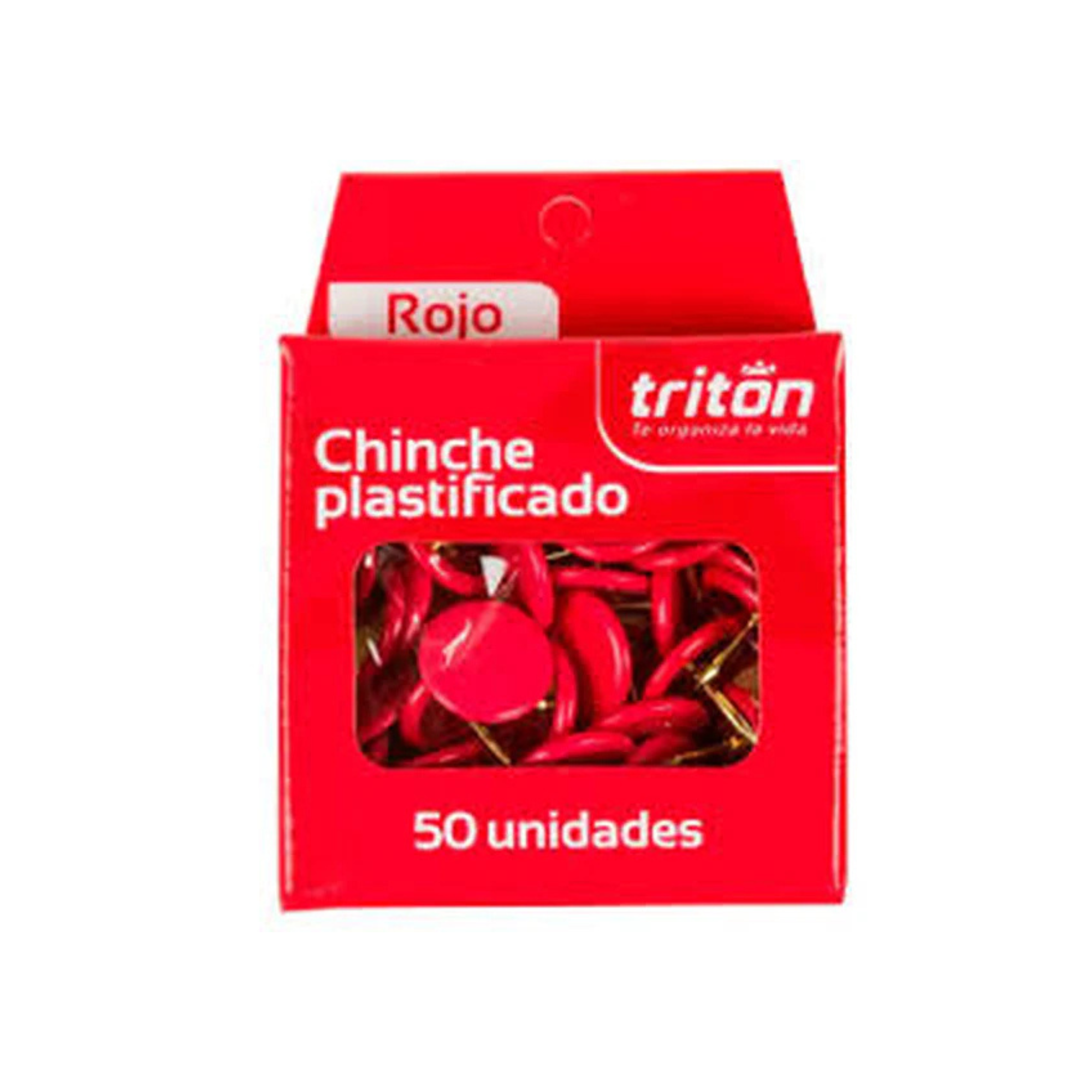 Chinche rojo x 50 unidades plastificado Tritón