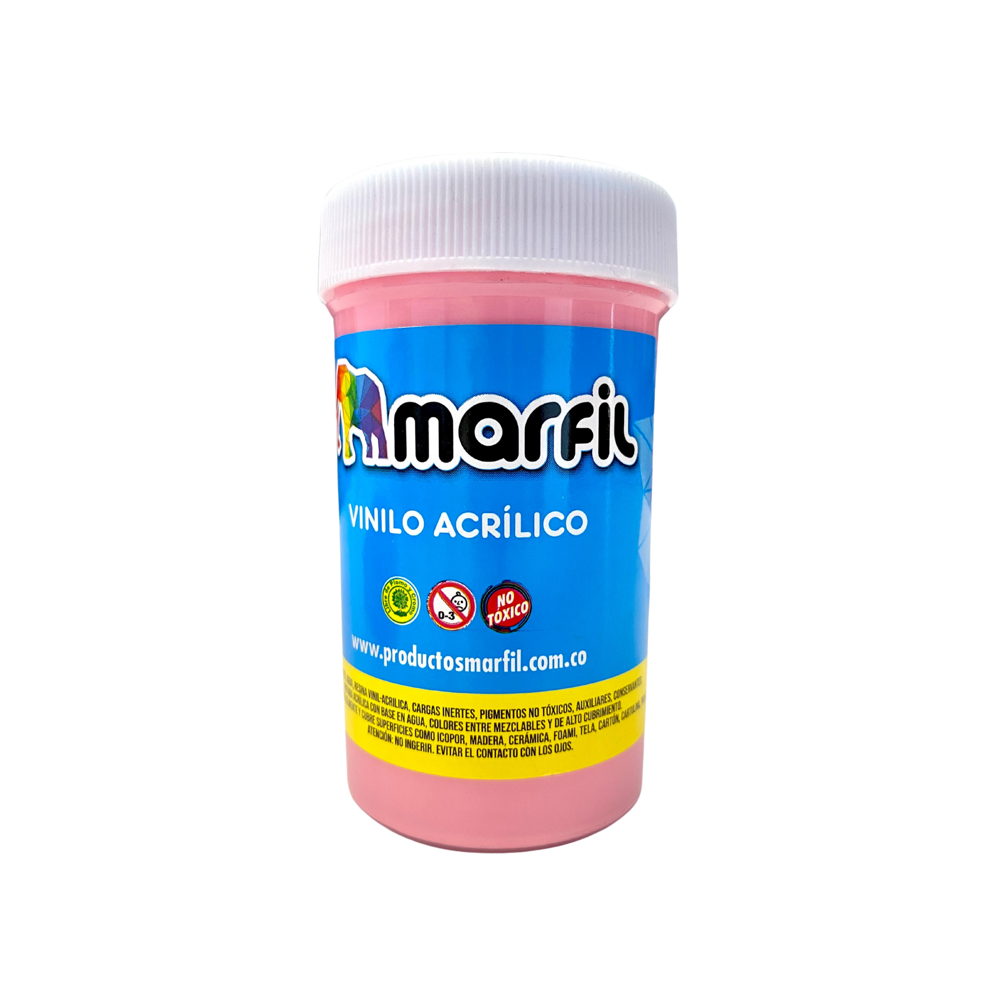 Vinilo Acrilico Marfil 125CC Rosado