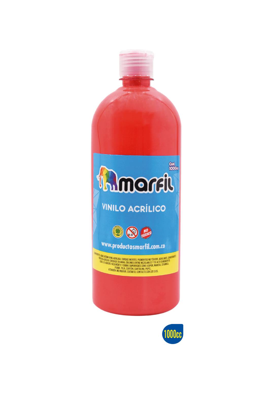 images Vinilo Marfil Rojo 1000cc - Imagen 1