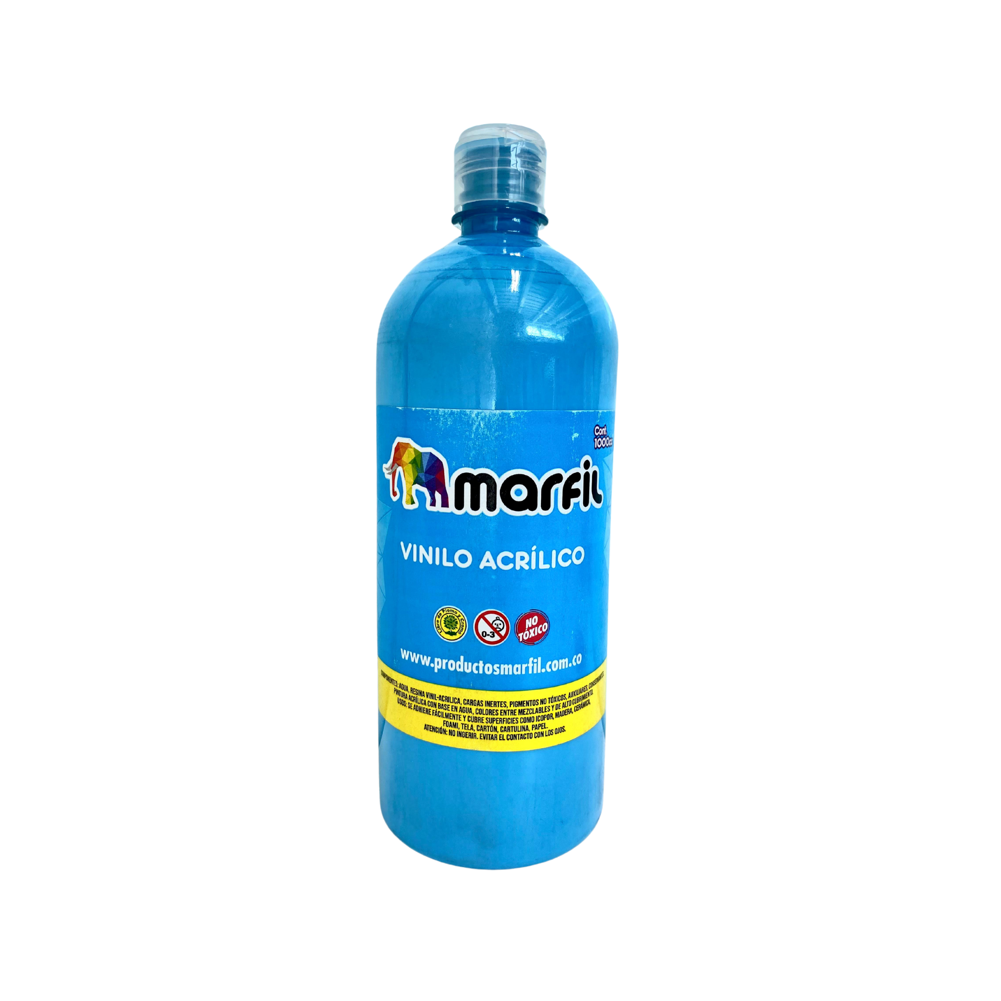 Vinilo Acrilico Marfil 1000CC Azul claro 