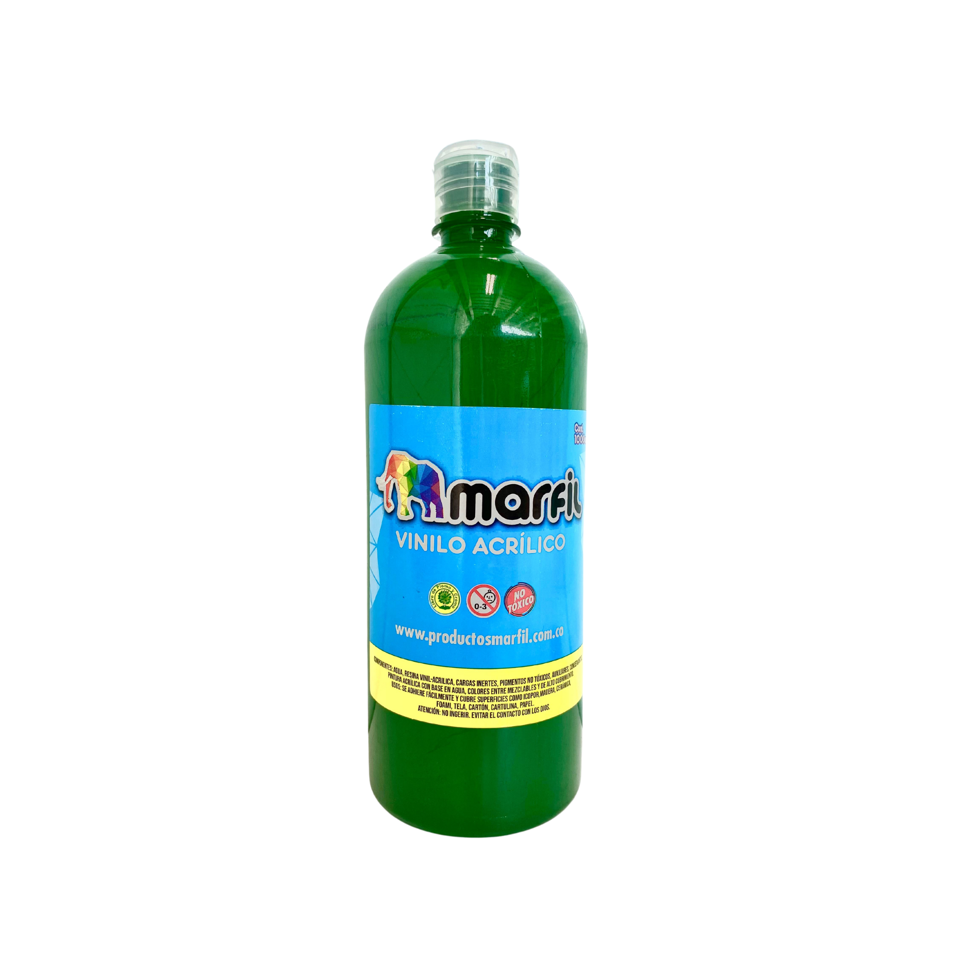 Vinilo Acrilico Marfil 1000CC Verde