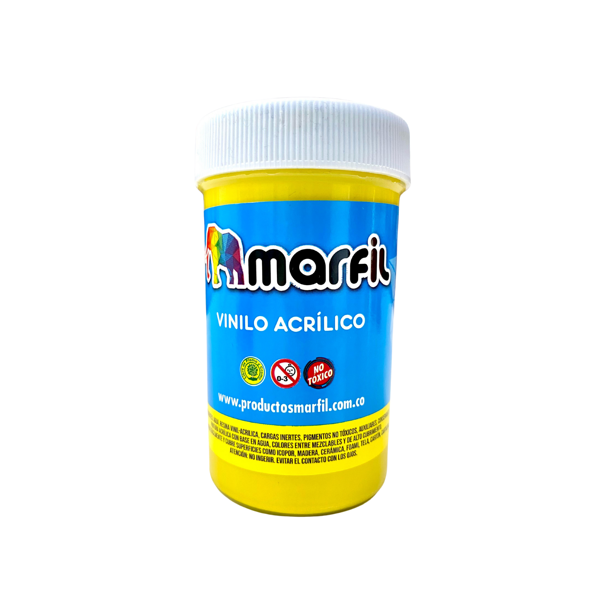 Vinilo Acrilico Marfil 125CC Amarillo