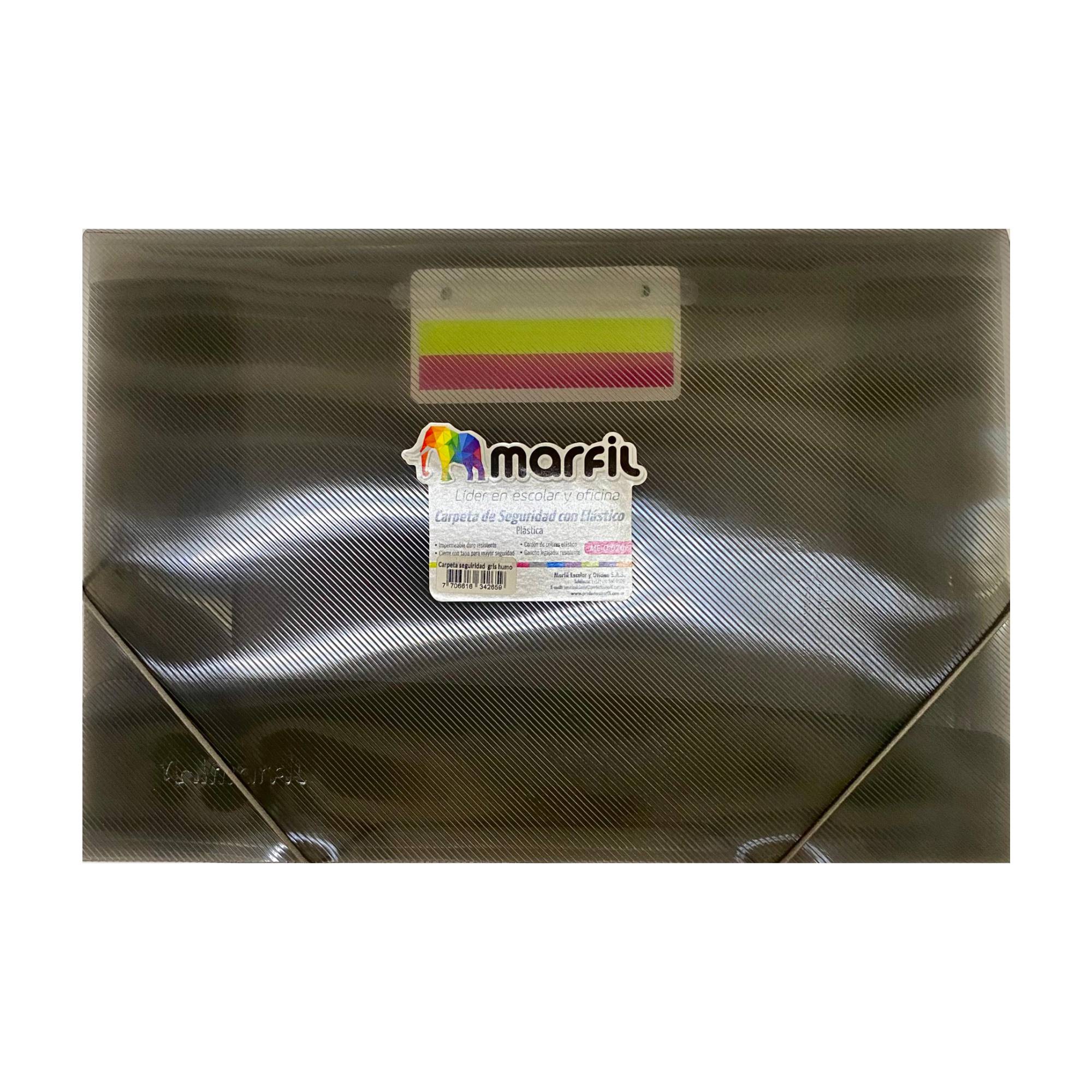 Carpeta Marfil oficio de seguridad Gancho Legajador Color Gris Humo