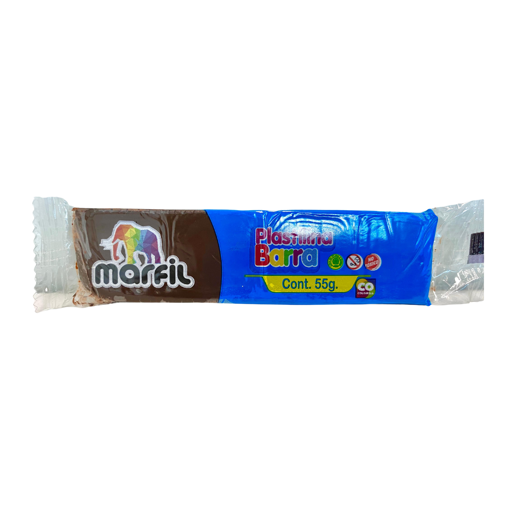 Plastilina en Barra Marfil 55Gr Color Cafe