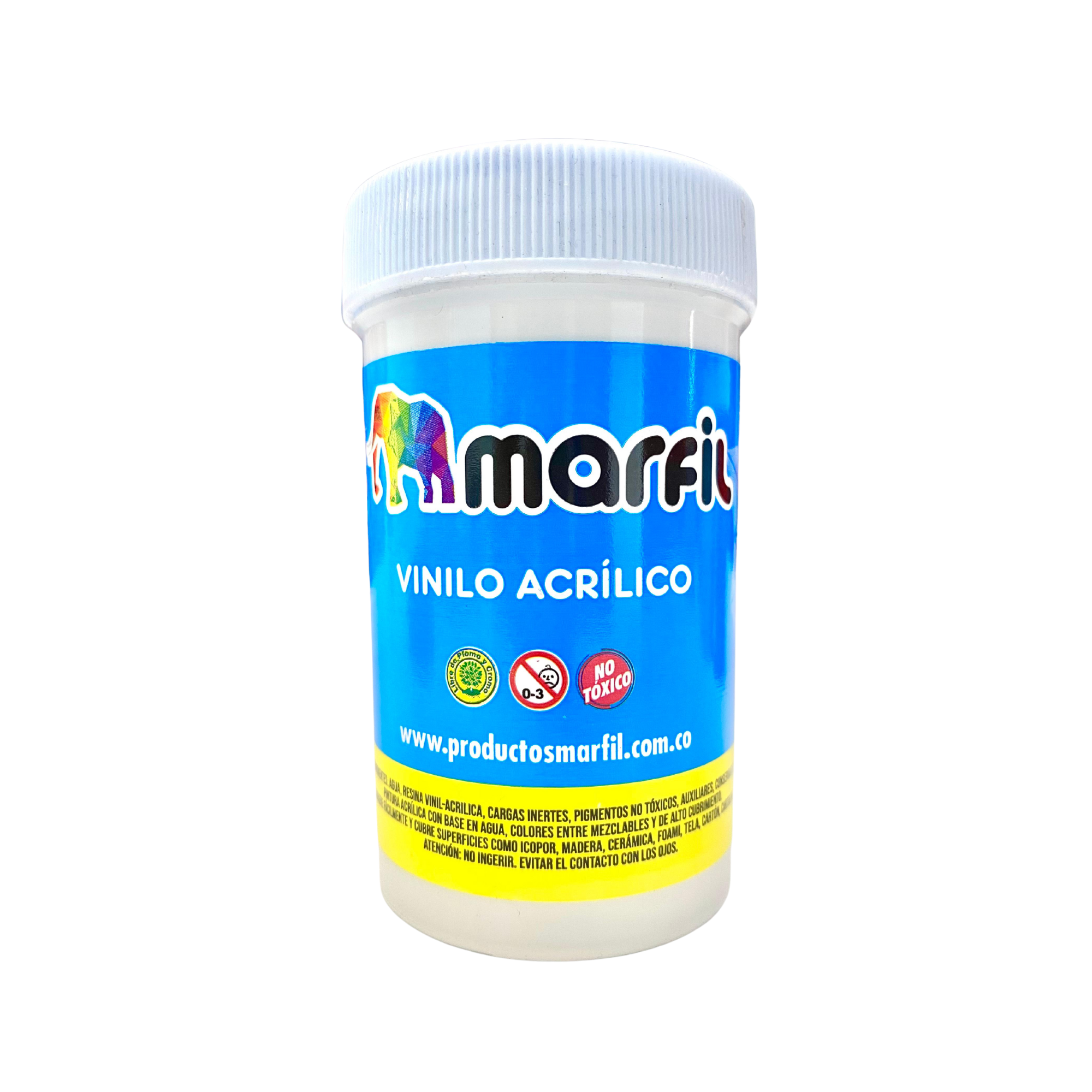 Vinilo Acrilico Marfil 125CC Blanco