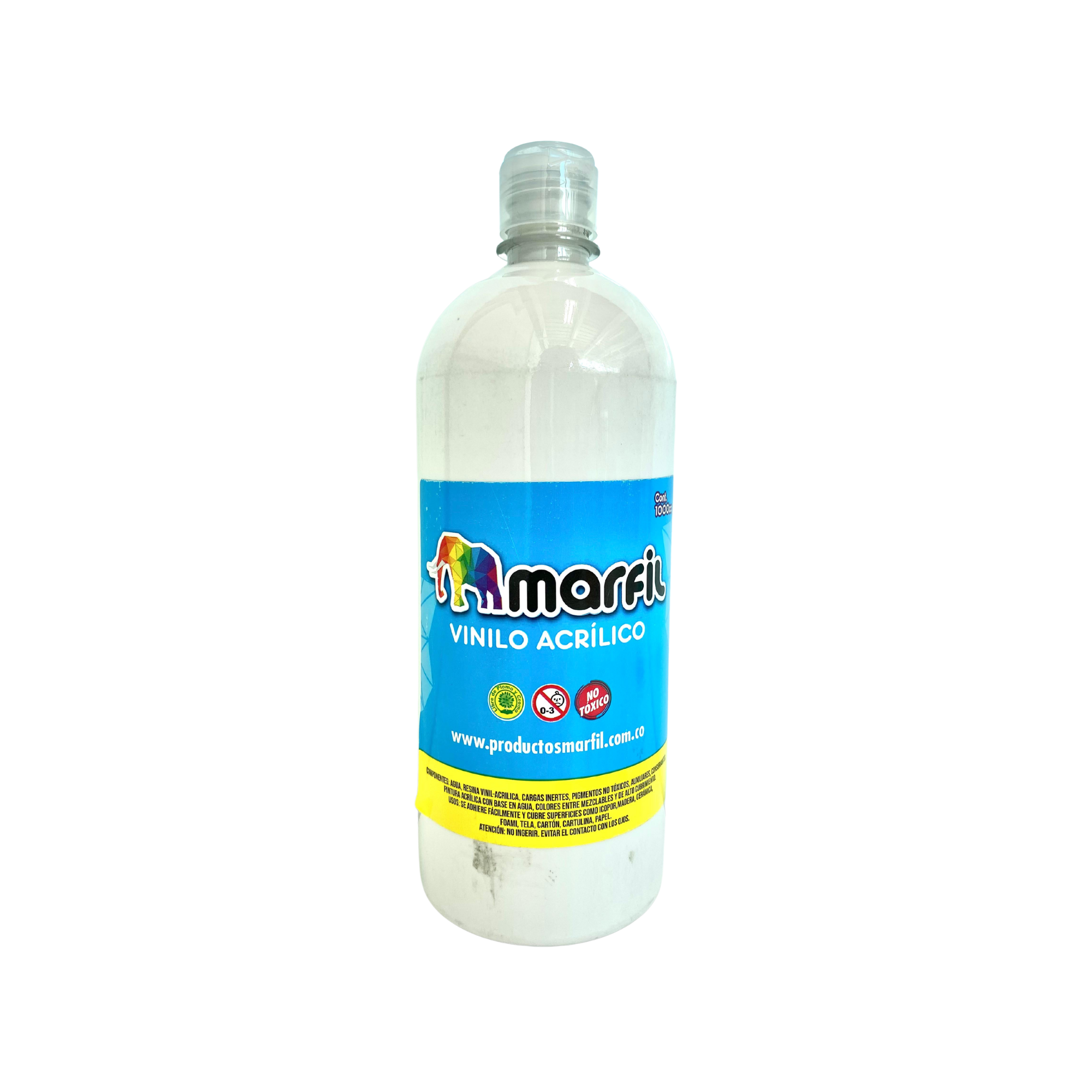 Vinilo Acrilico Marfil 1000CC Blanco