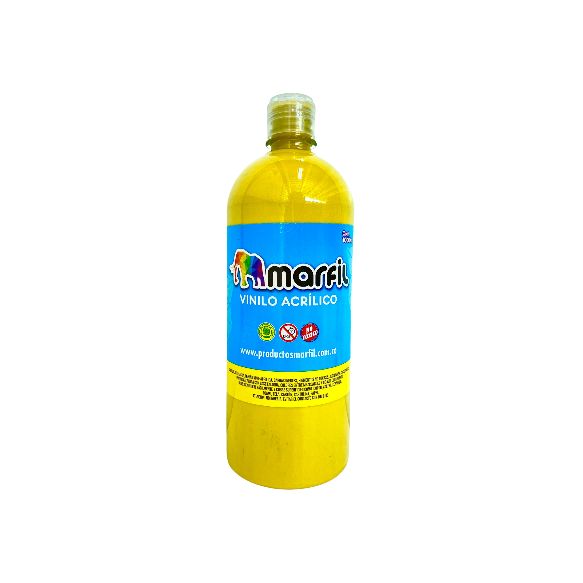 Vinilo acrilico Marfil 1000CC amarillo 