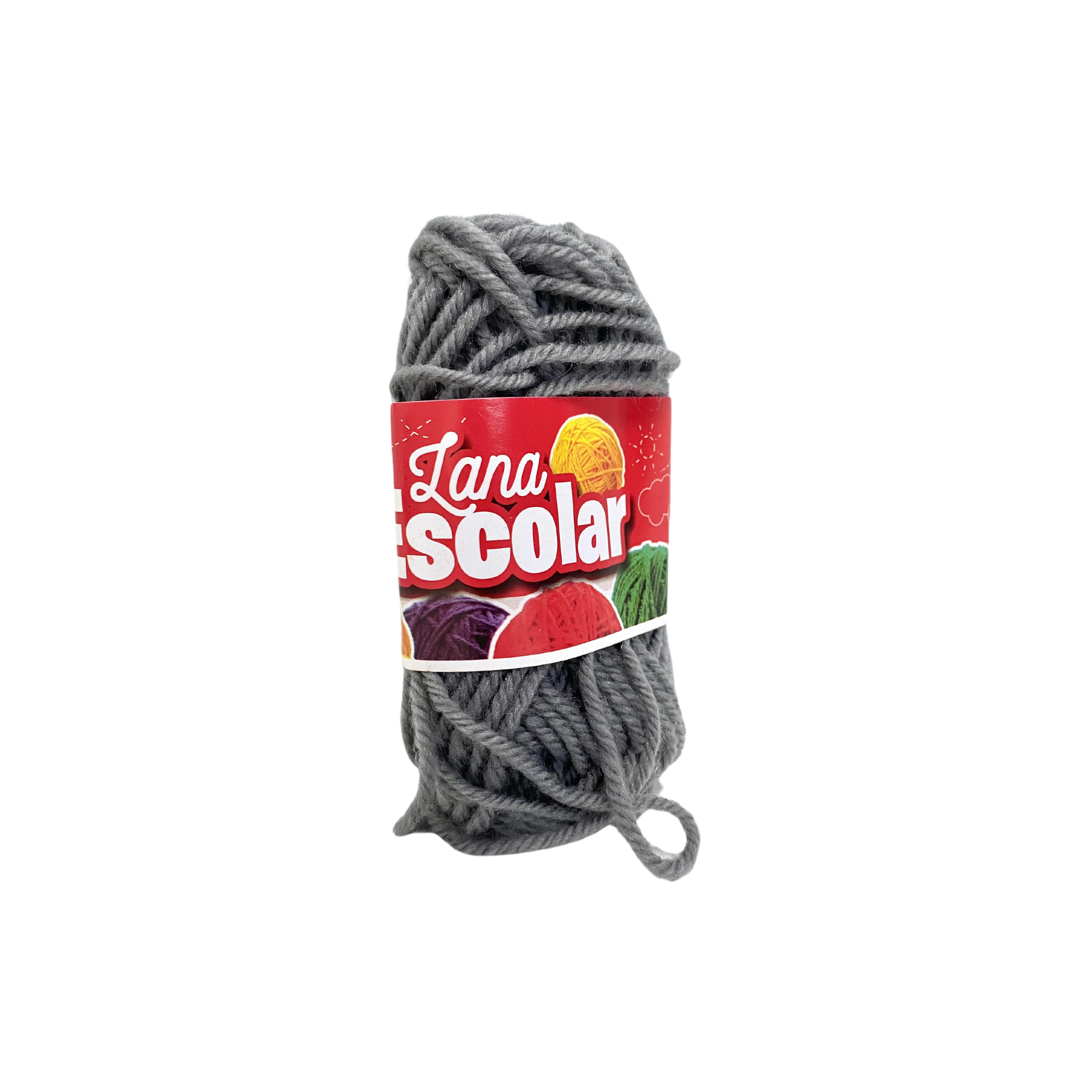 Lana Escolar Marfil Gris 