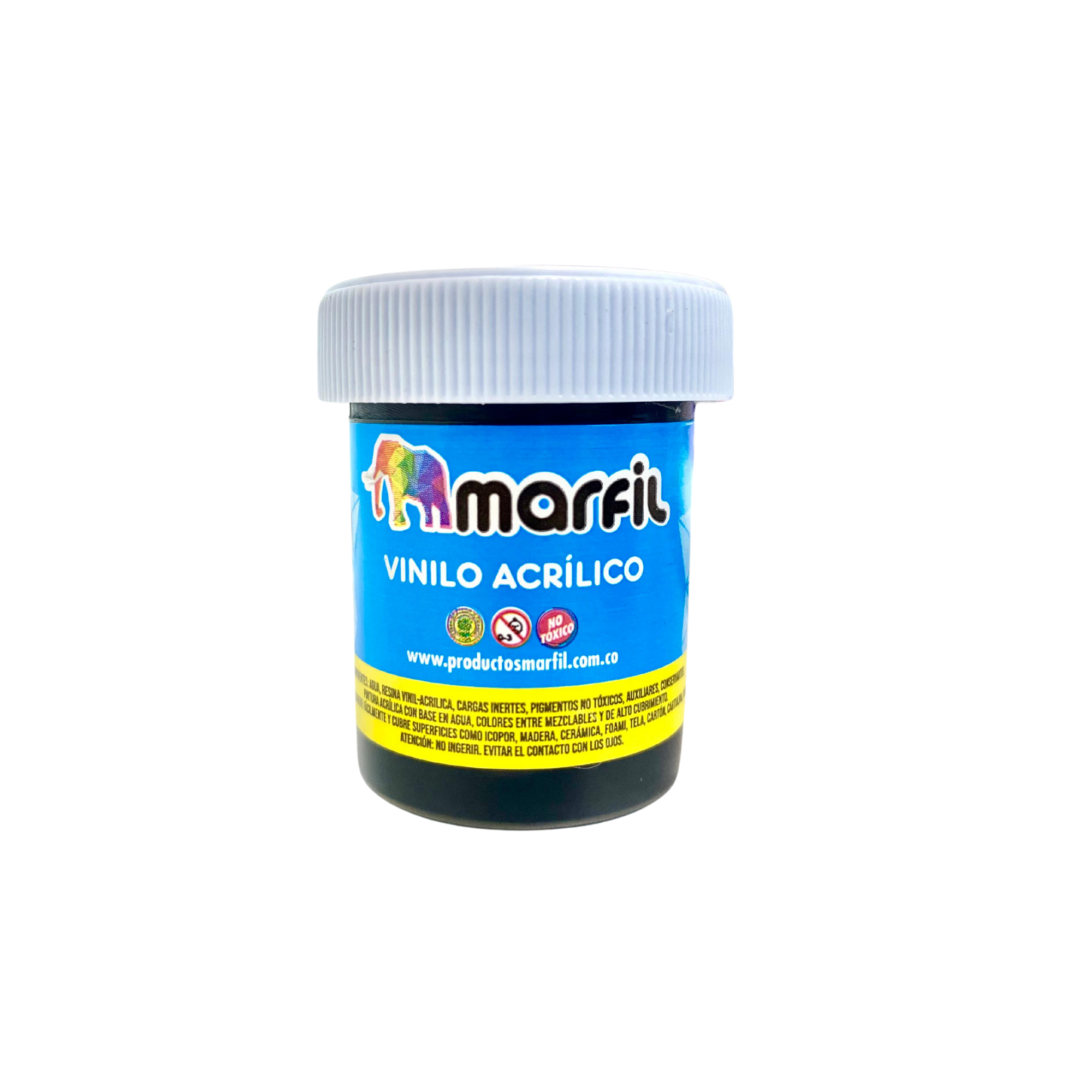 Vinilo Acrilico Marfil 33Gr Negro 