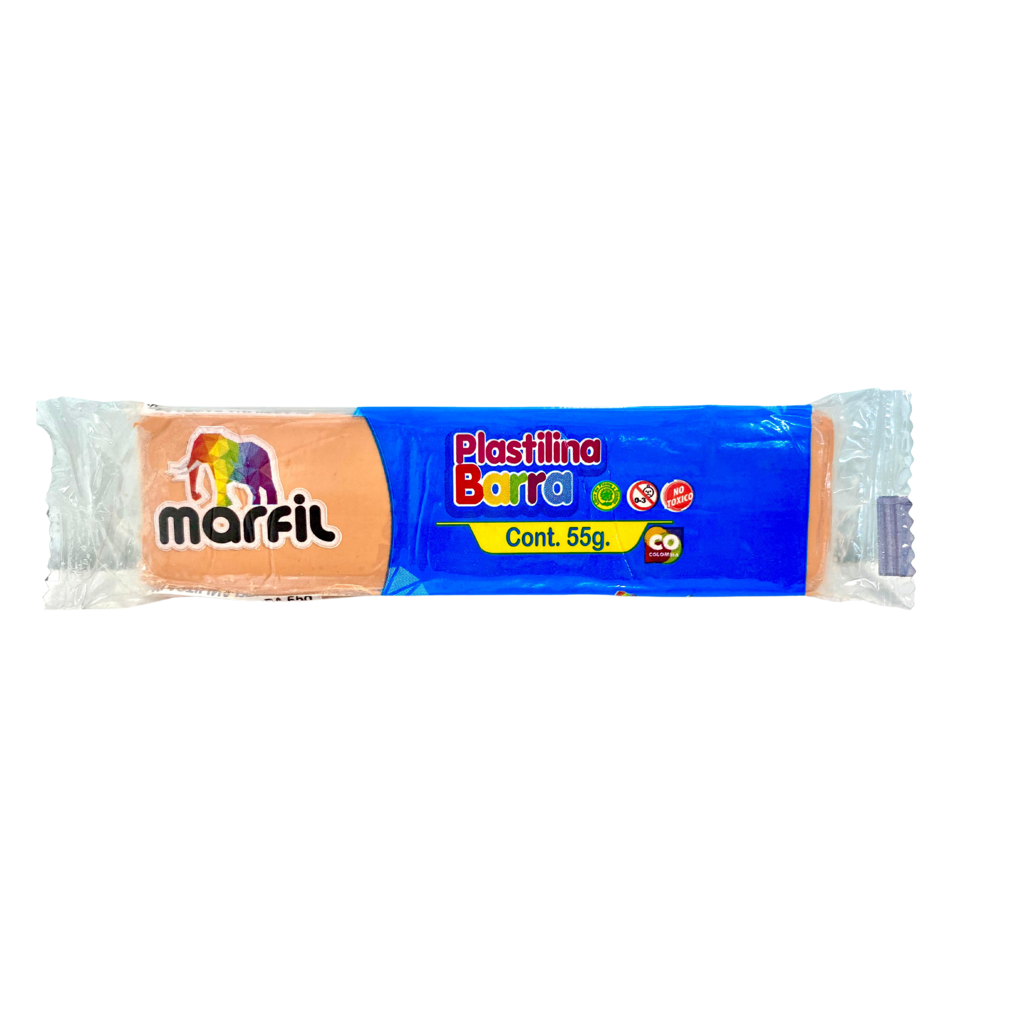 Plastilina en Barra Marfil 55Gr Color Piel 