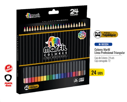 Colores Marfil triangular X24 Línea profesional