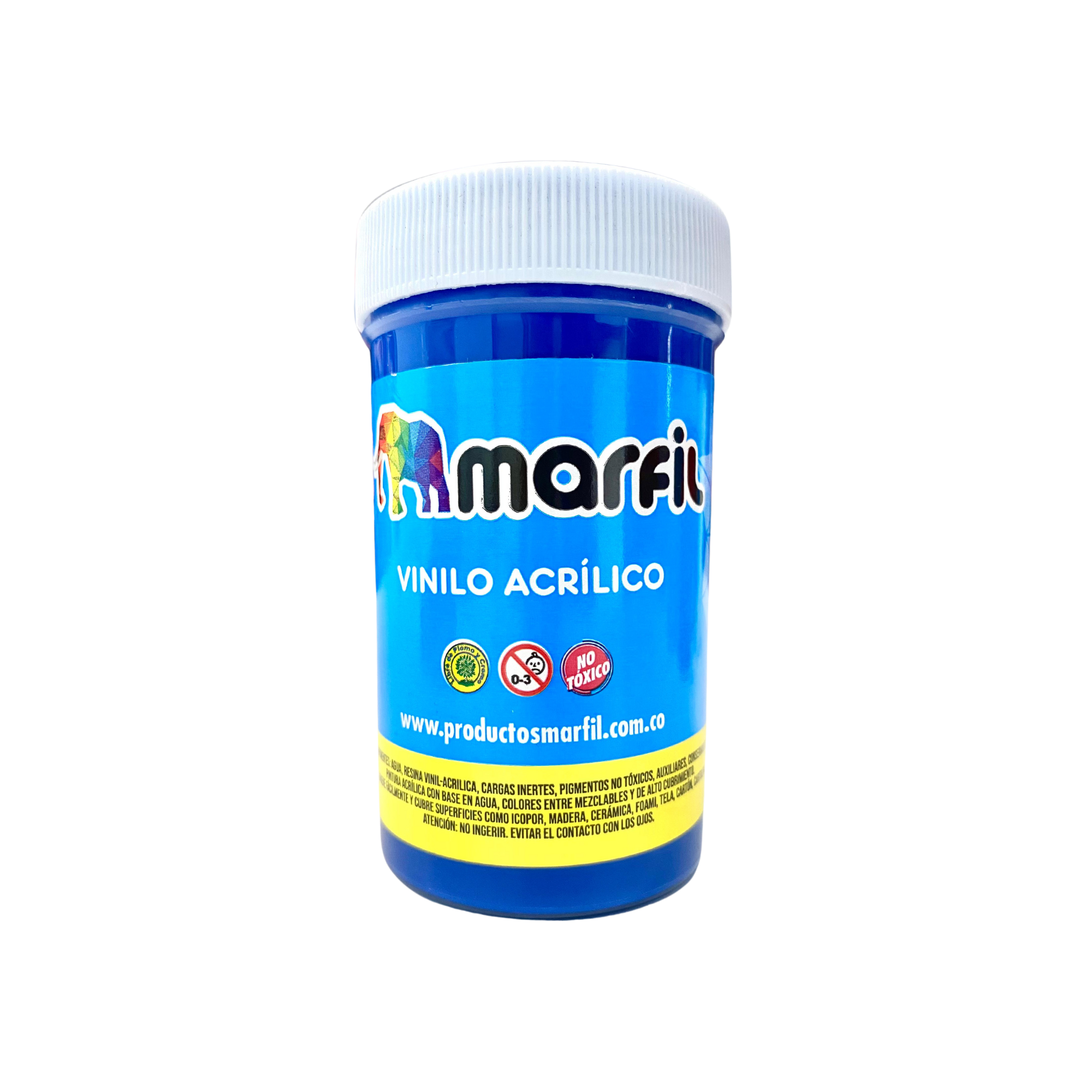 Vinilo Acrilico Marfil 125CC Azul 