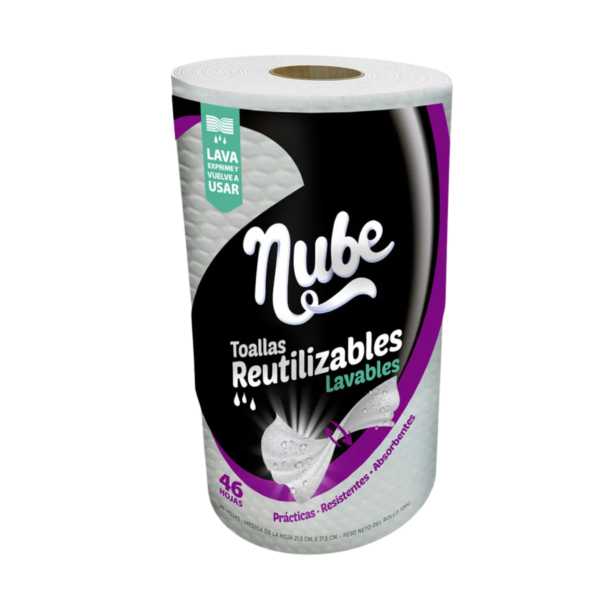 Papel Nube de Cocina Reutilizable Blanco 1X1 46H