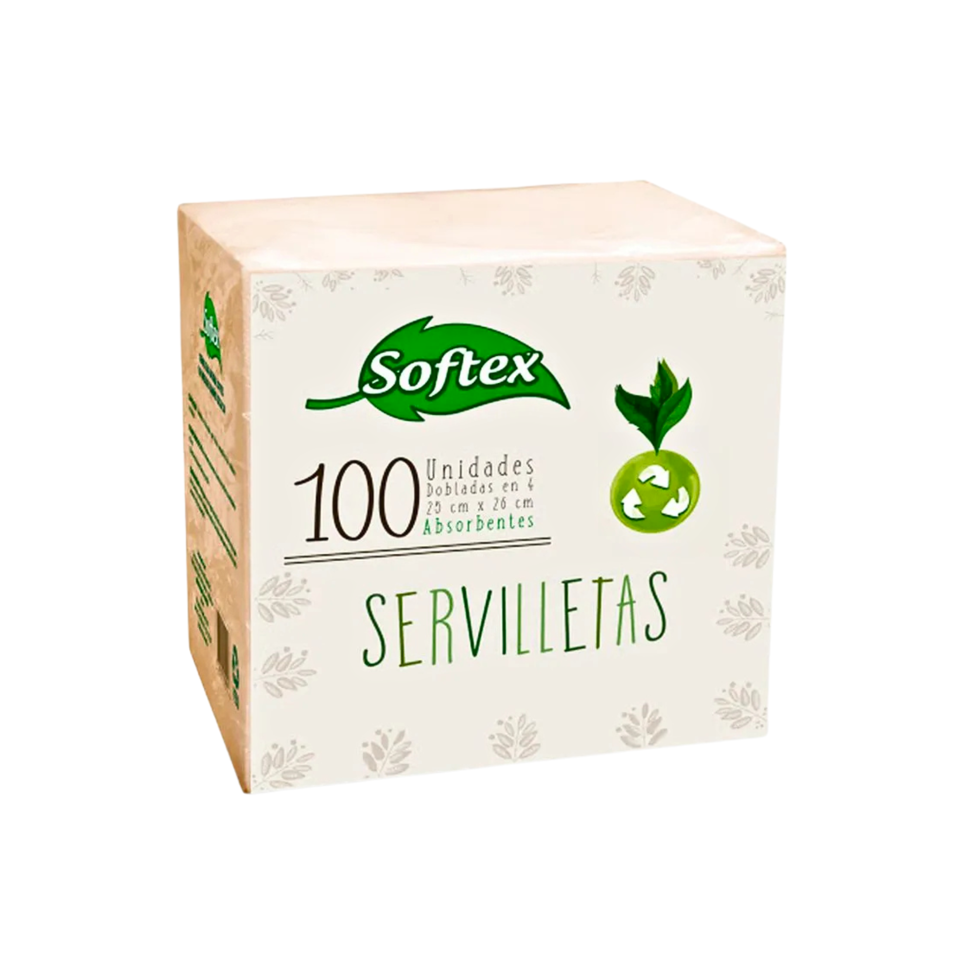 Servilleta Nube Softex Natural X100
