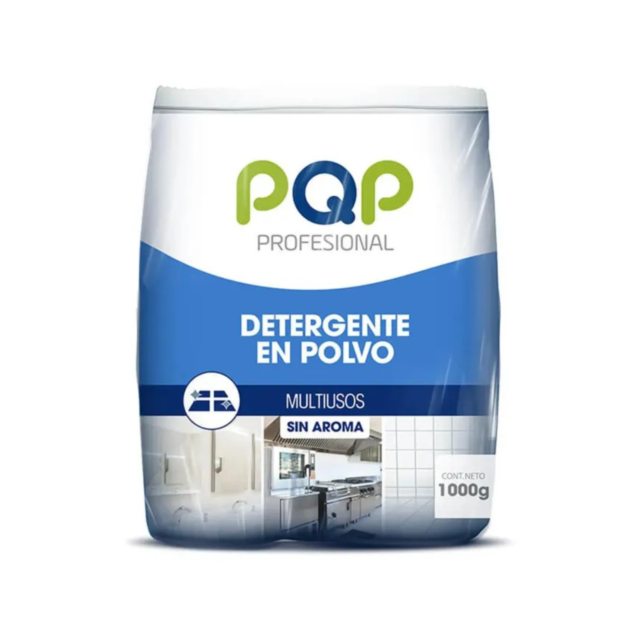 images Detergente en polvo PQP Multiusos sin aroma profesional 1000Gr - Imagen 1