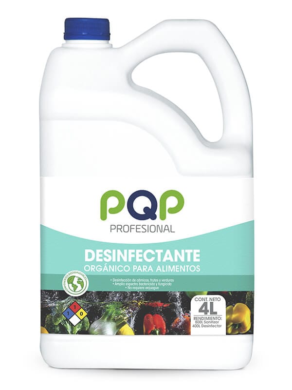 Desinfectante PQP 4000ml Orgánico Profesional