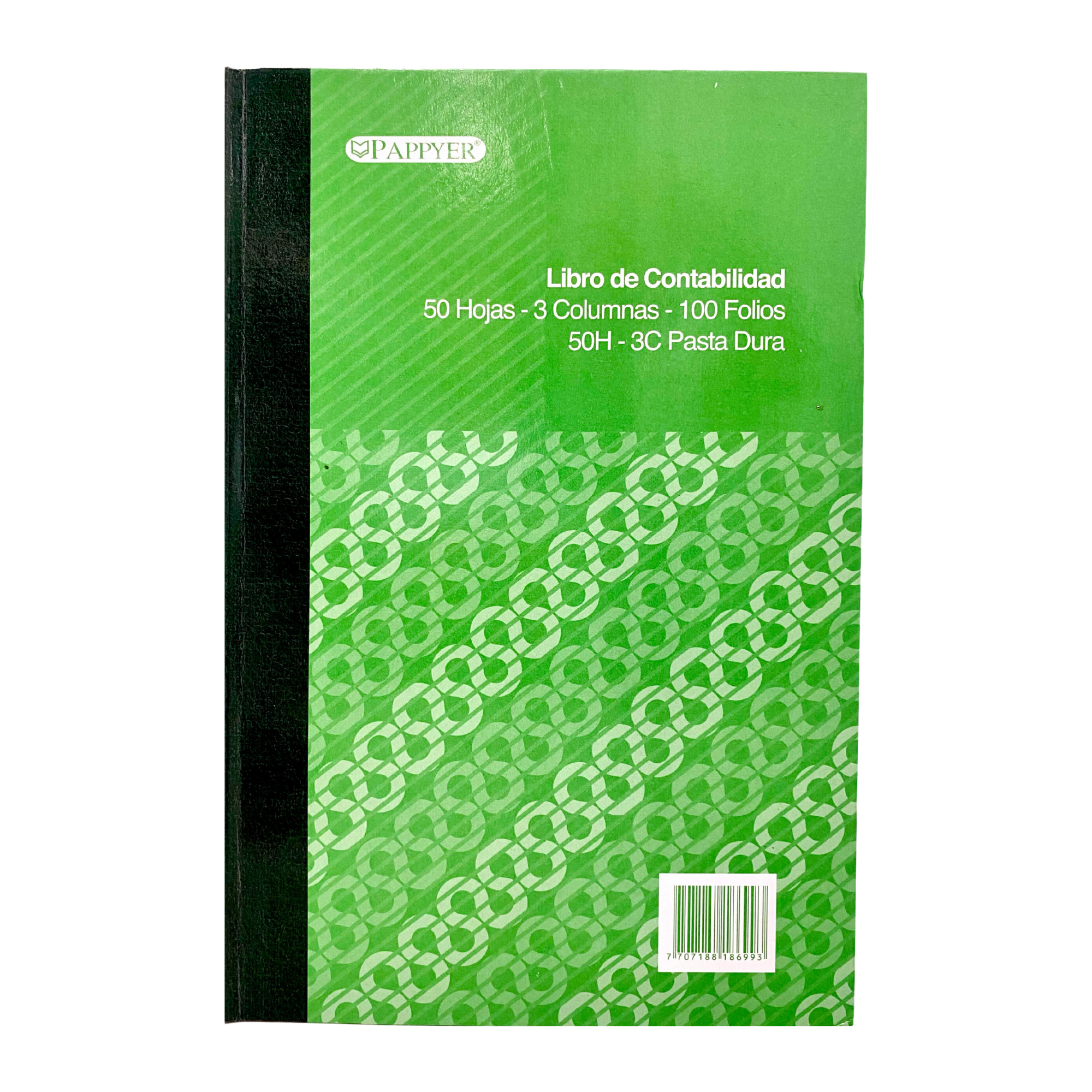Libro de contabilidad Pappyer 100 Folios Pasta dura 