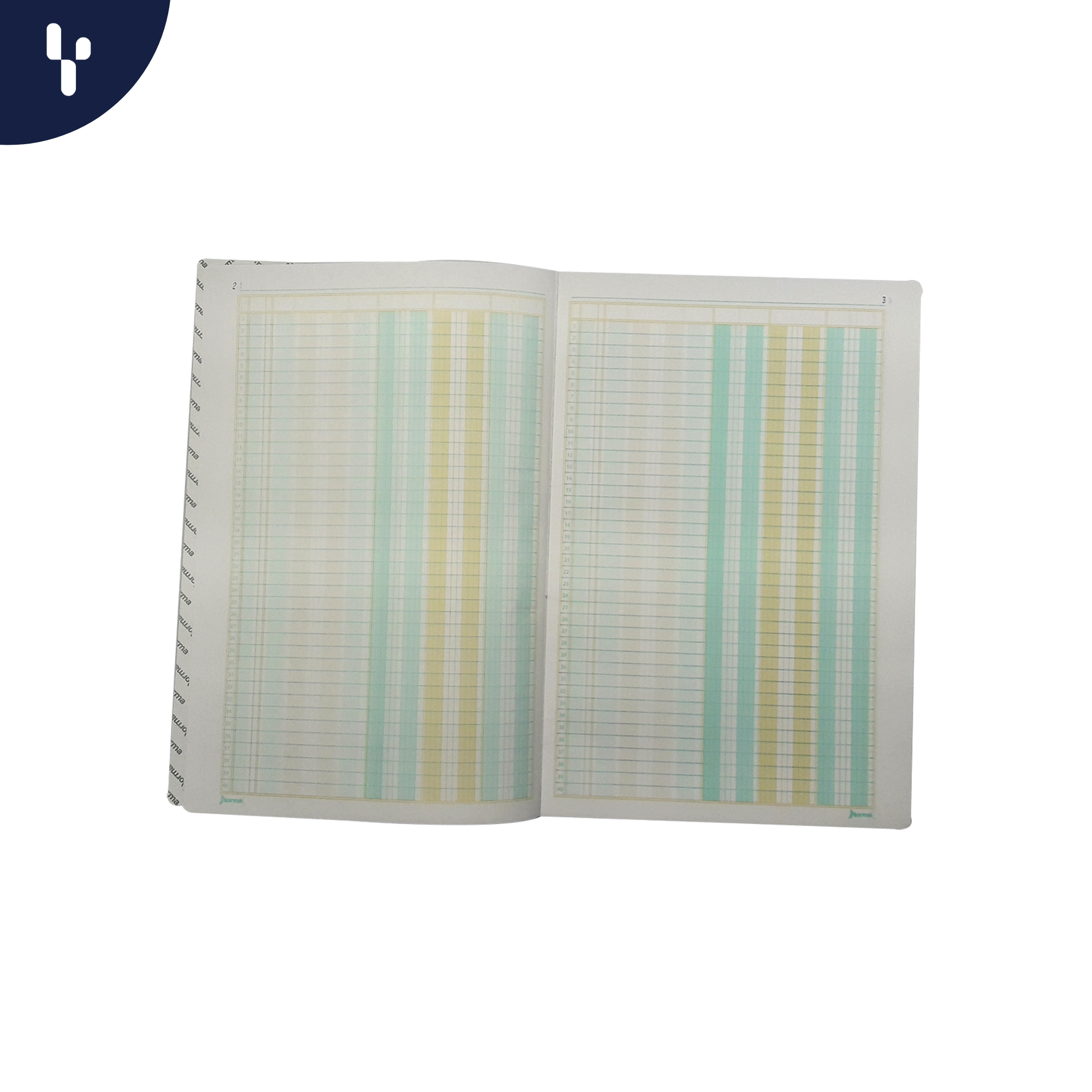 Libro de Contabilidad 200 Folios 100 Hojas 200 Folios Papyer Pasta Dura