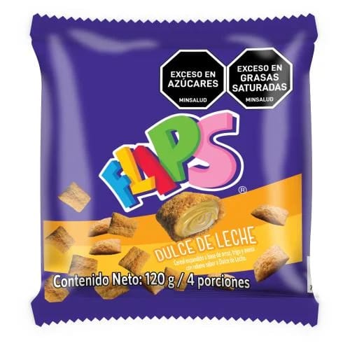 Cereal Flips Dulce de Leche 120gr
