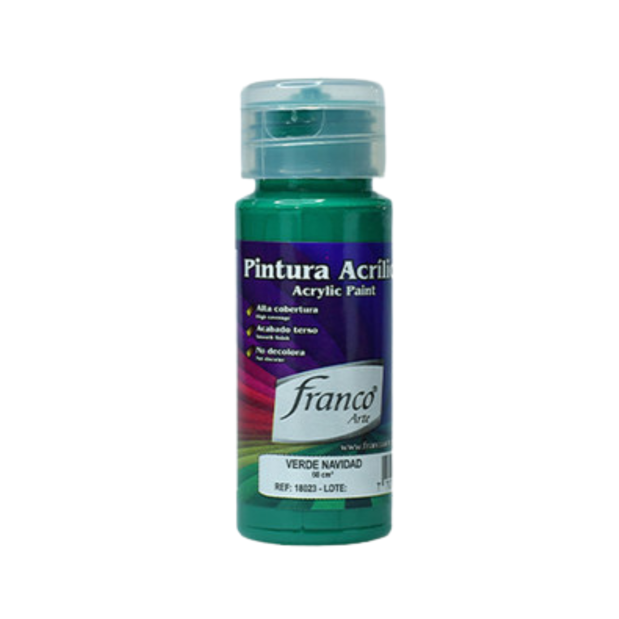 Pintura acrílica Franco Arte 60ml verde navidad