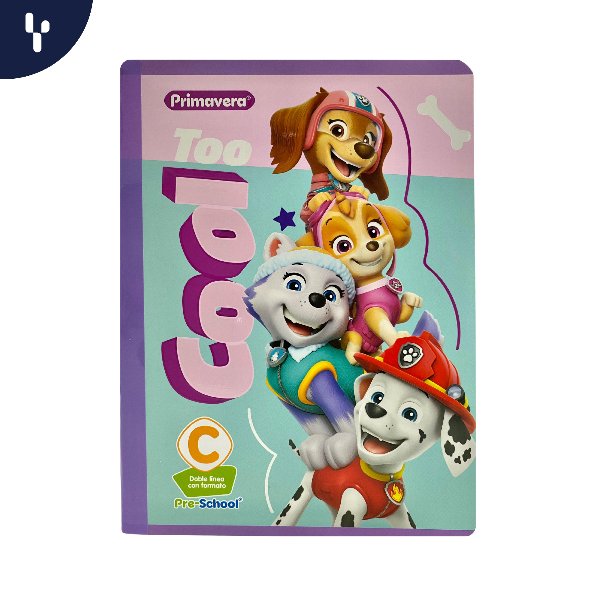 Cuaderno Primavera C Doble Línea Pre-School X100 Hojas Femenino