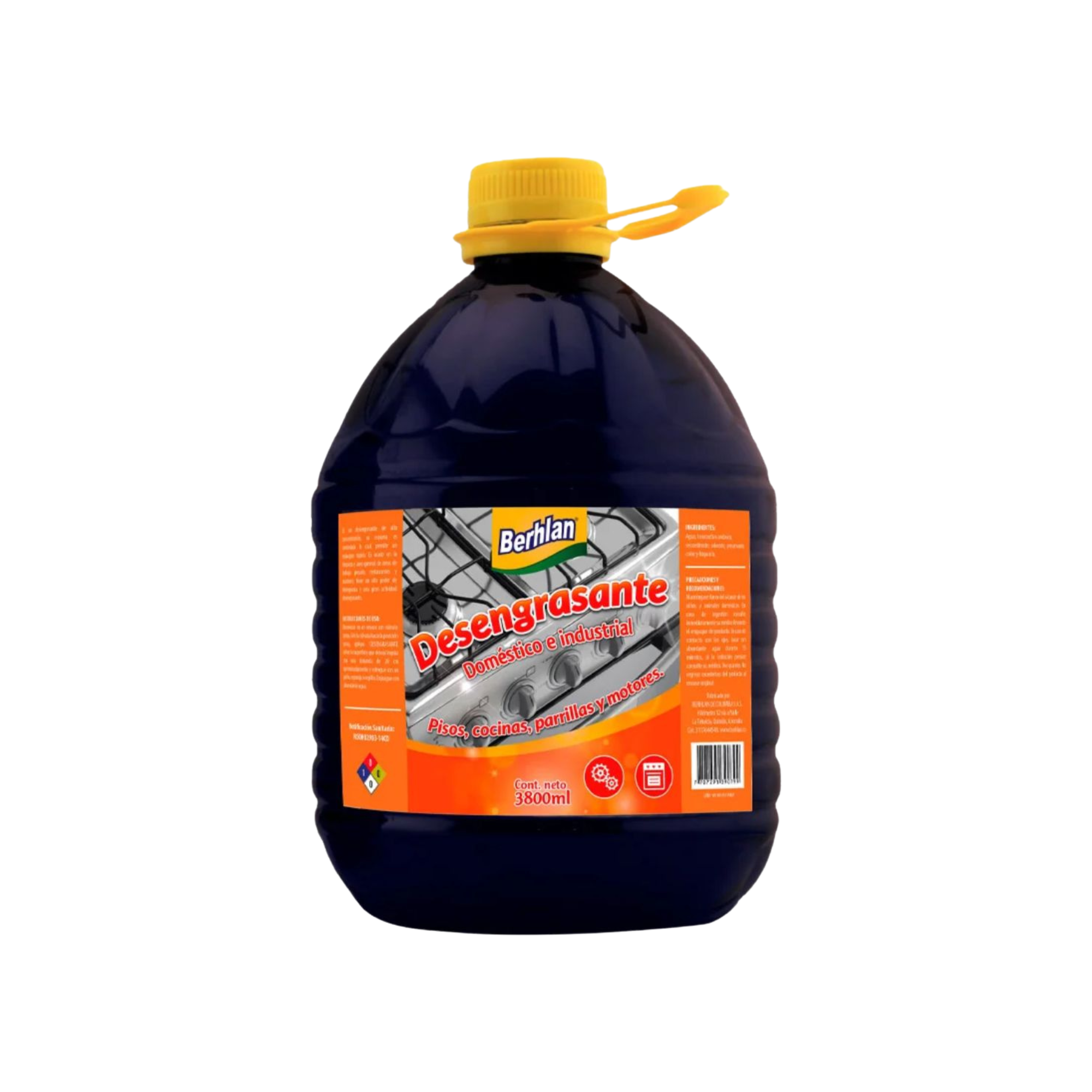 Desengrasante Berhlan 3800ml Domestico e Industrial 