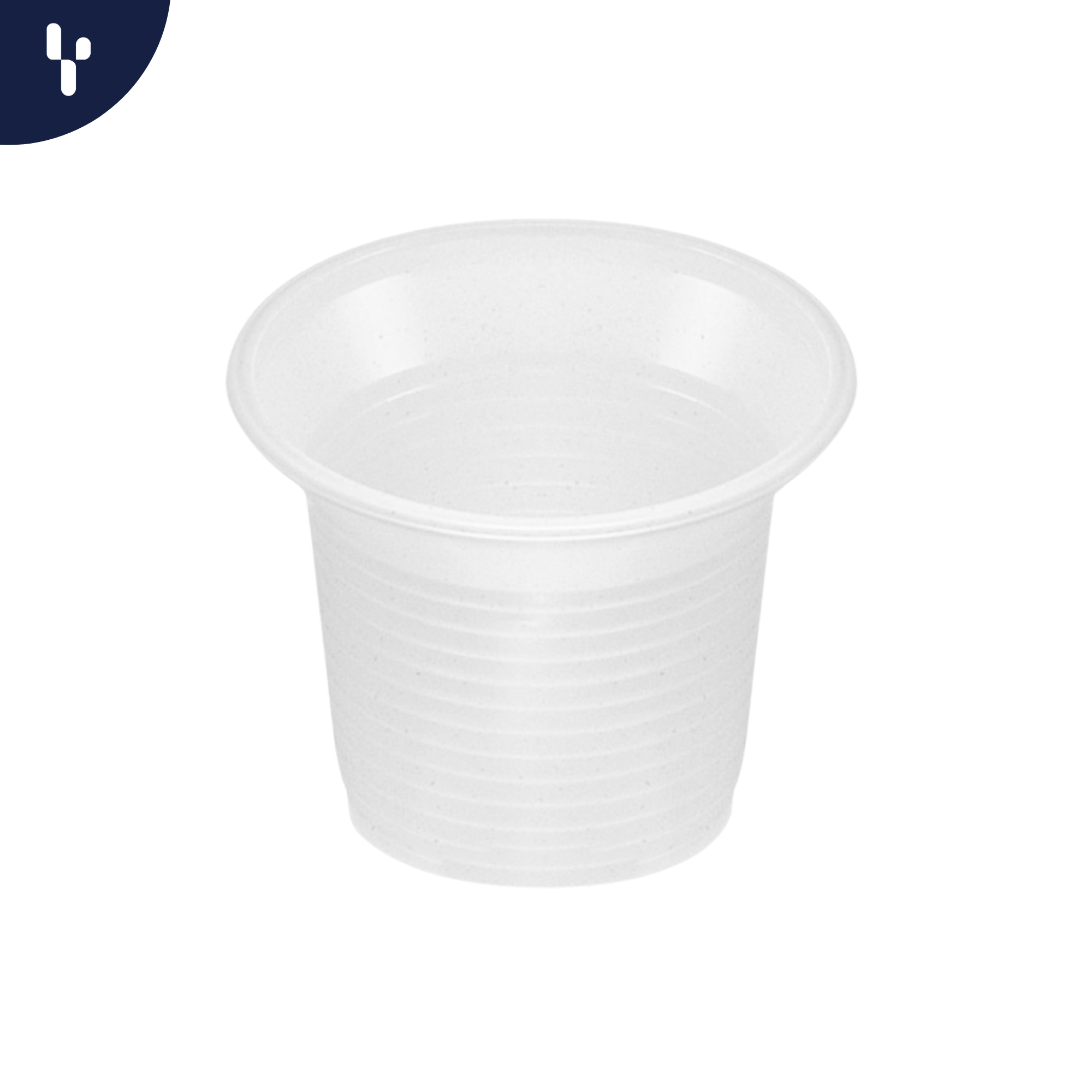 Vasos Gutvan 03.5 Onz Plastico Blanco X50