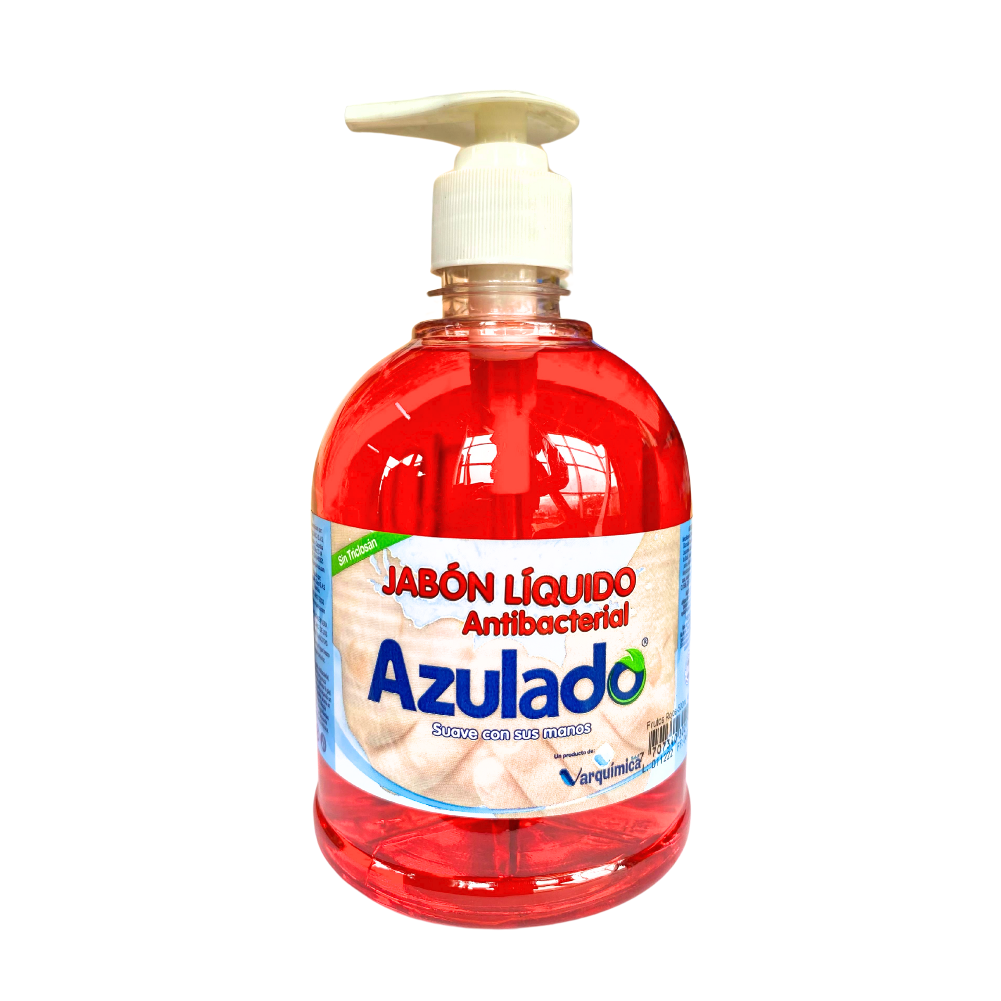 Jabón Liquido Azulado Antibacterial 500Ml Frutos rojos 