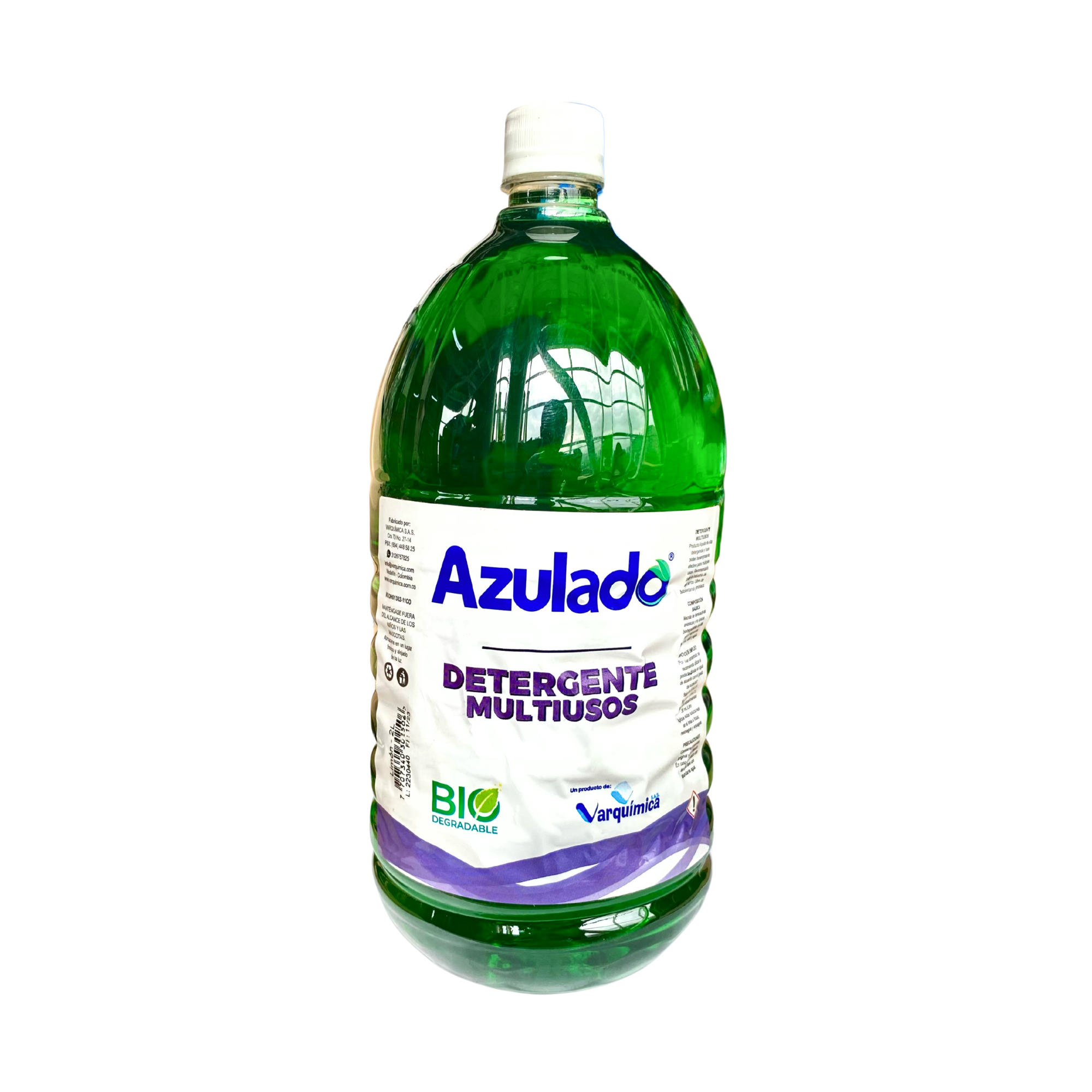 Detergente Azulado Liquido 2Lt Limón Multiusos 