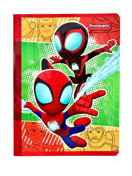 Cuaderno Cosido Primavera Marvel Spidey 100H Línea rayada