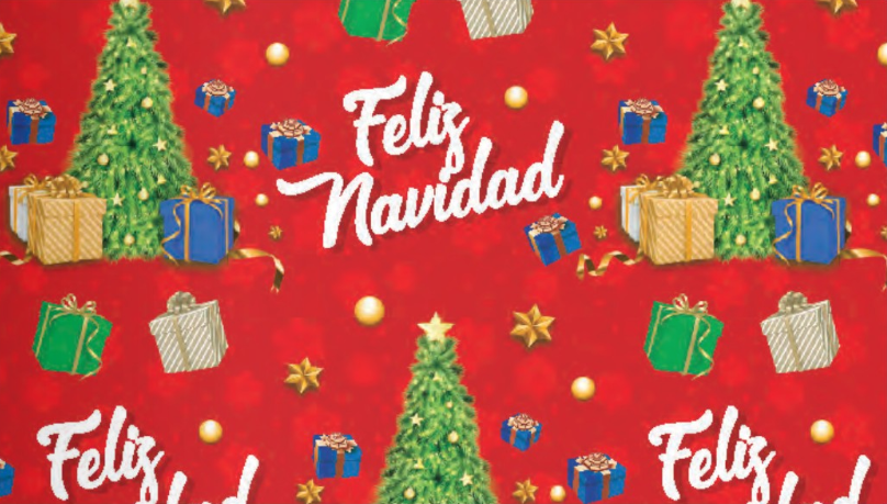 Papel de regalo rollo navidad Primavera