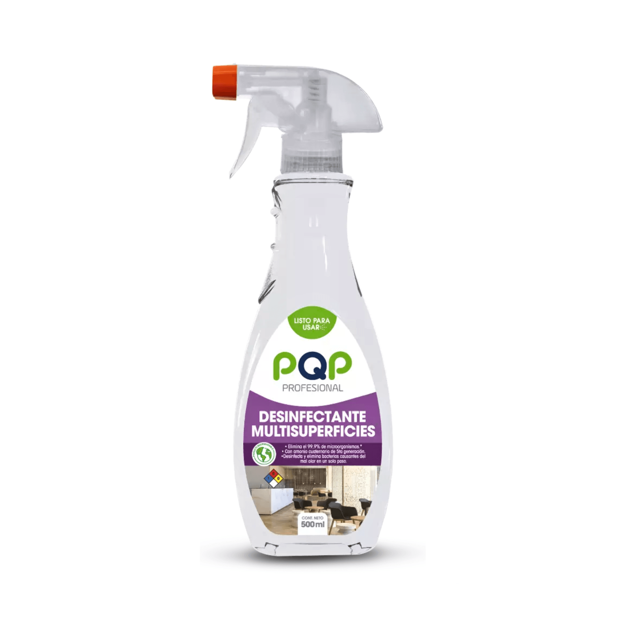 Desinfectante PQP 500ml Multisuperficies