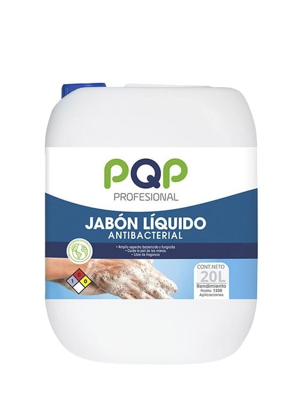 Jabón Líquido PQP 20.000 ML De Manos Antibacterial Neutro