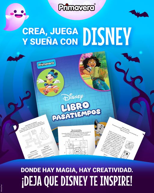 Libro pasatiempos Disney