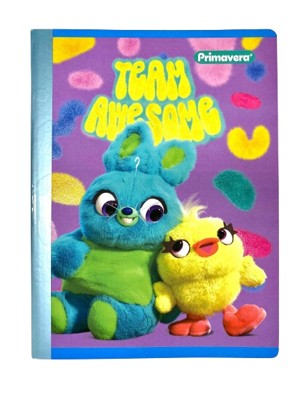 Cuaderno Cosido Primavera Pixar 100H Grande cuadriculado