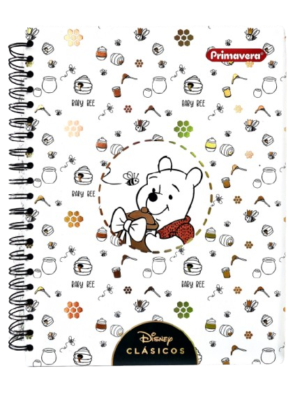Cuaderno Argollado Primavera 5 Materias 150H Grande Mixto