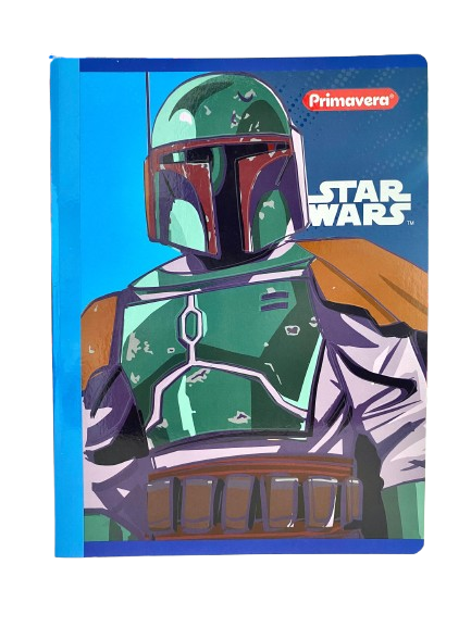 Cuaderno Cosido Primavera Star Wars 100H Grande Línea Rayada