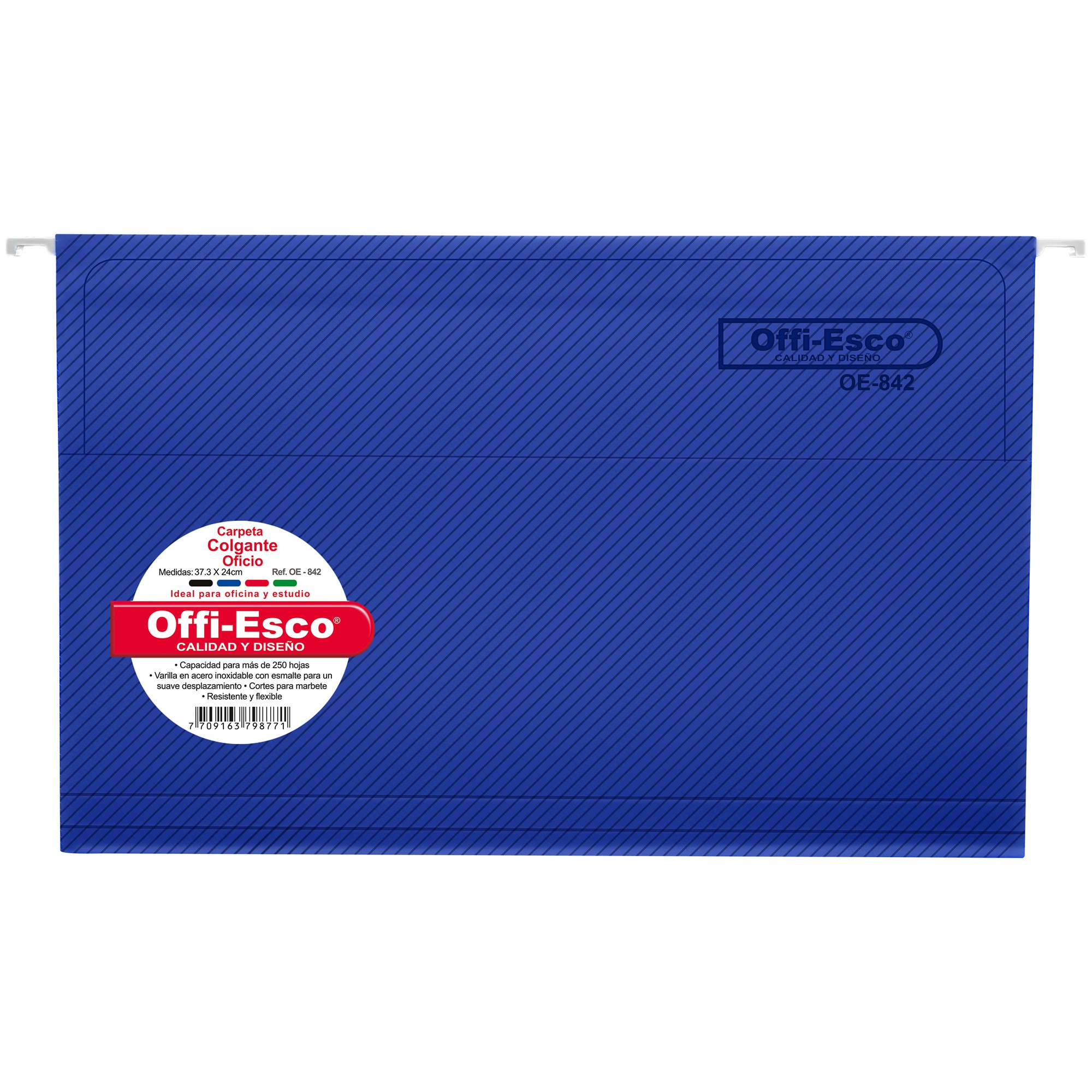 Carpeta Colgante Plastica Offi-Esco Tamaño Oficio OE842 