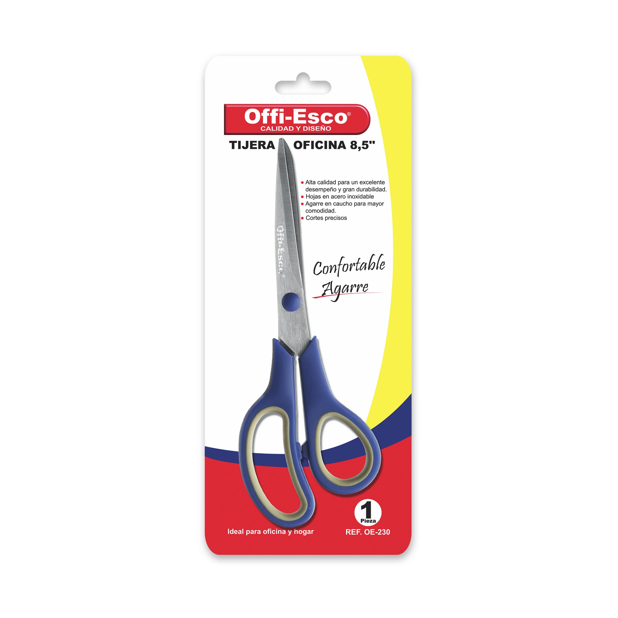 Tijera de Oficina Offi-Esco Mediana 8,5 Pulgadas OE-230